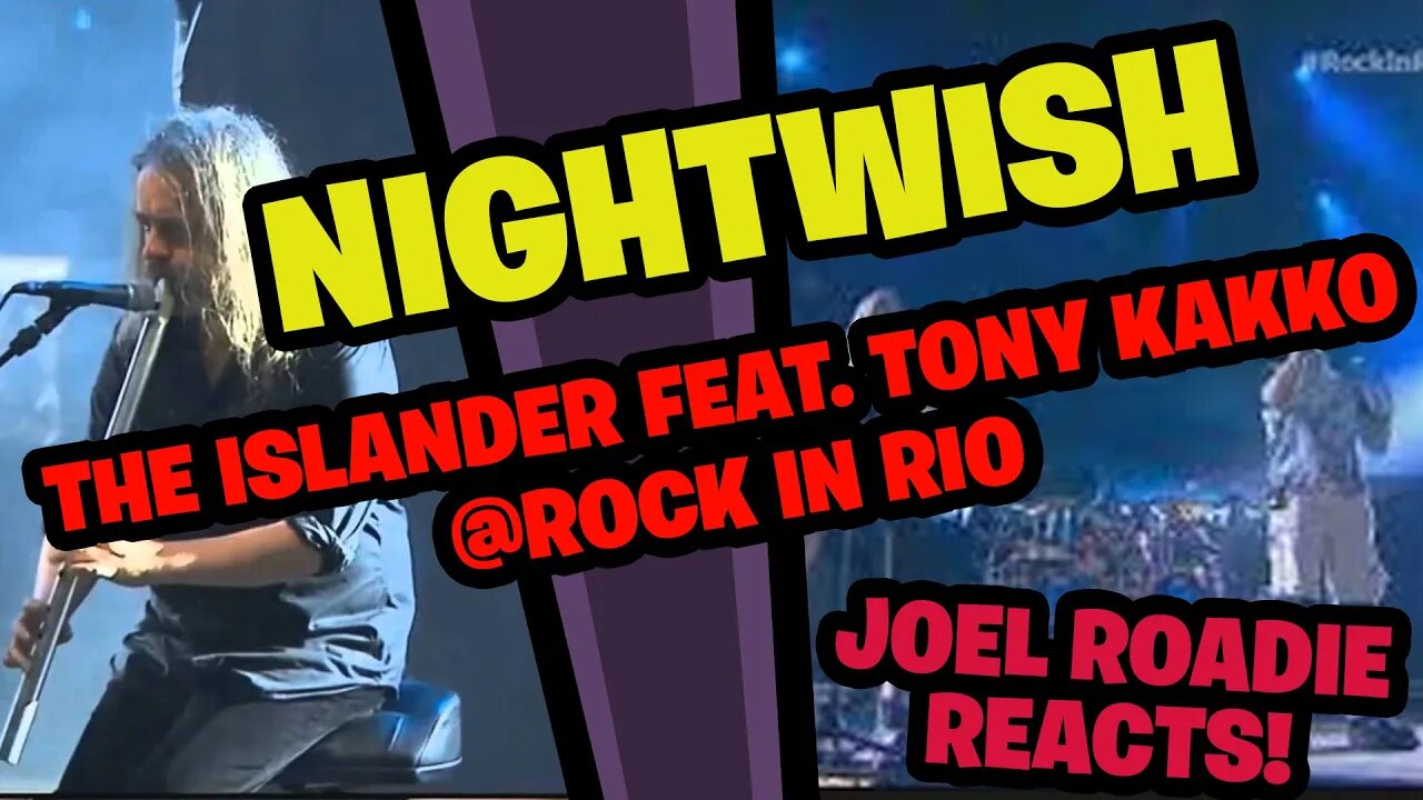 Nightwish - The Islander feat. Tony Kakko | Live Rock in Rio - Roadie Reacts