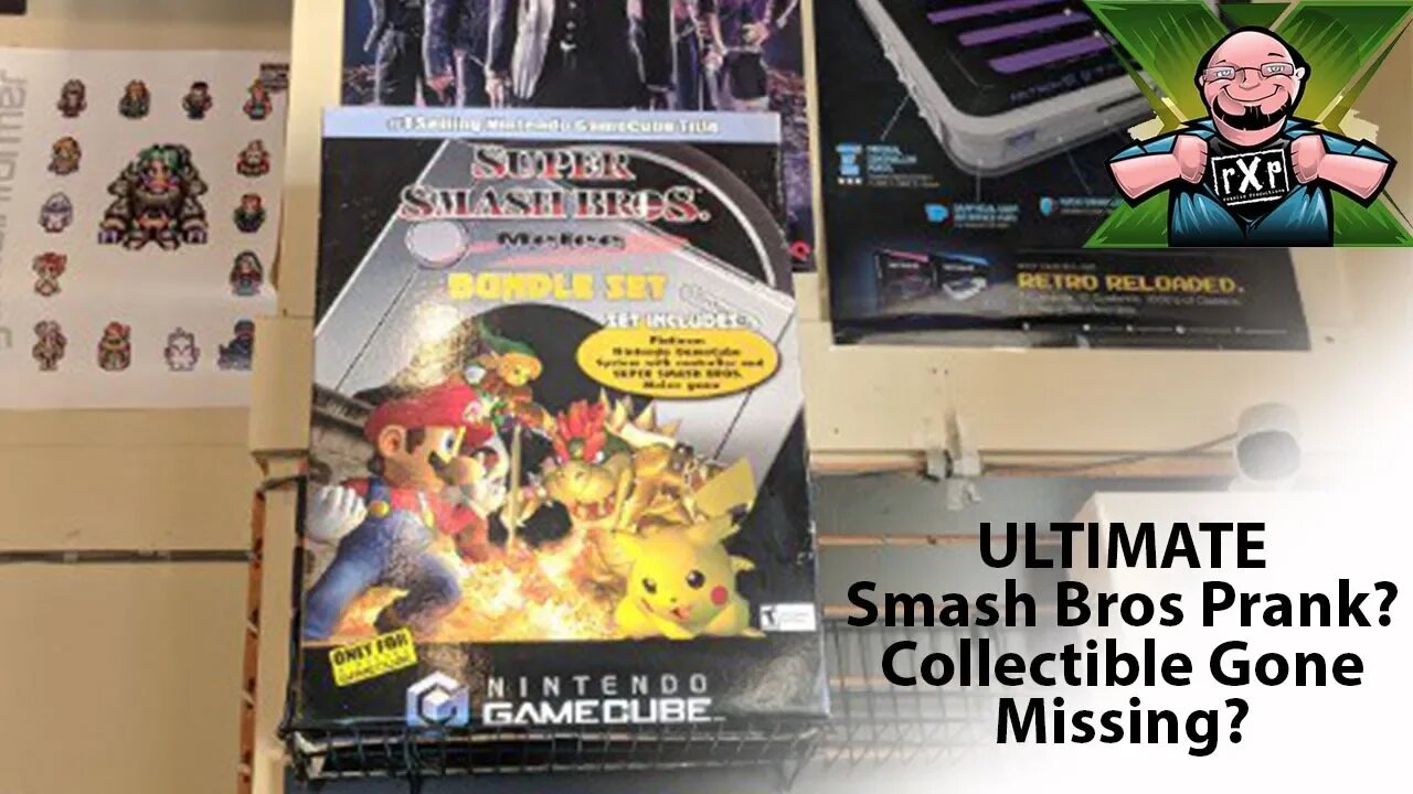 The Ultimate Smash Brothers Collectable Prank Messing with Retro Games Store Owner