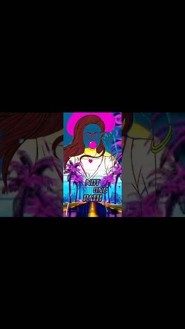 🎨 Female woman follow your path #inspirational #motivational #videoart #nftarttalk