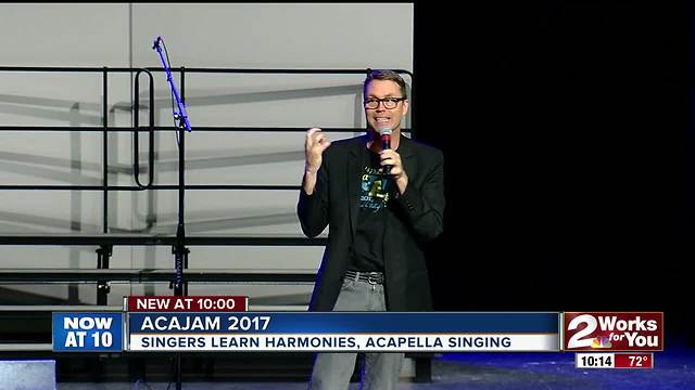 Singers learn harmonies, acapella singing at AcaJam