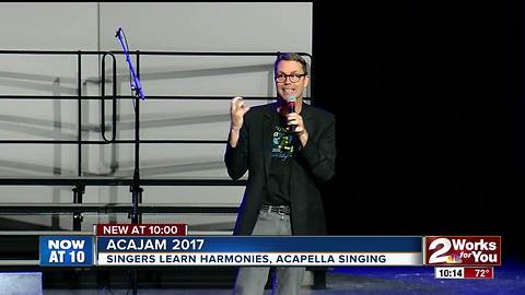 Singers learn harmonies, acapella singing at AcaJam