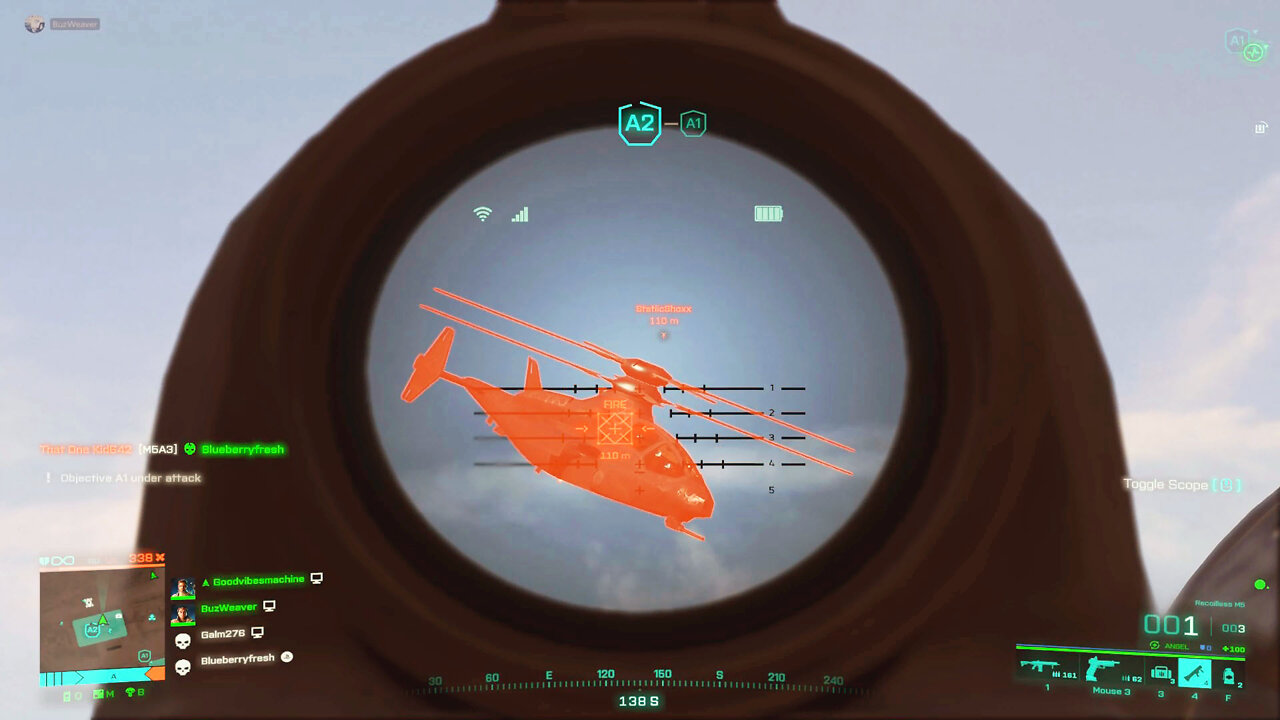 Battlefield 2042 Stealth Heli Recoilless Rifle Rao and Angel Mastery