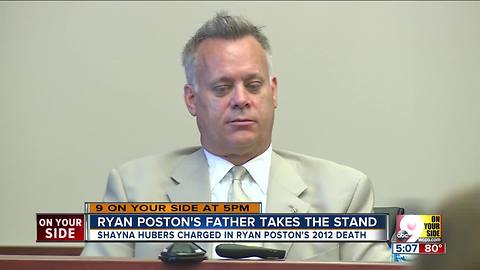 Ryan Poston's father pushed for an end to Hubers relationship