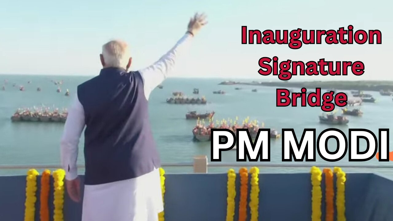 PM Modi inaugurates signature bridge and views gallery in DWARKA, GUJARAT