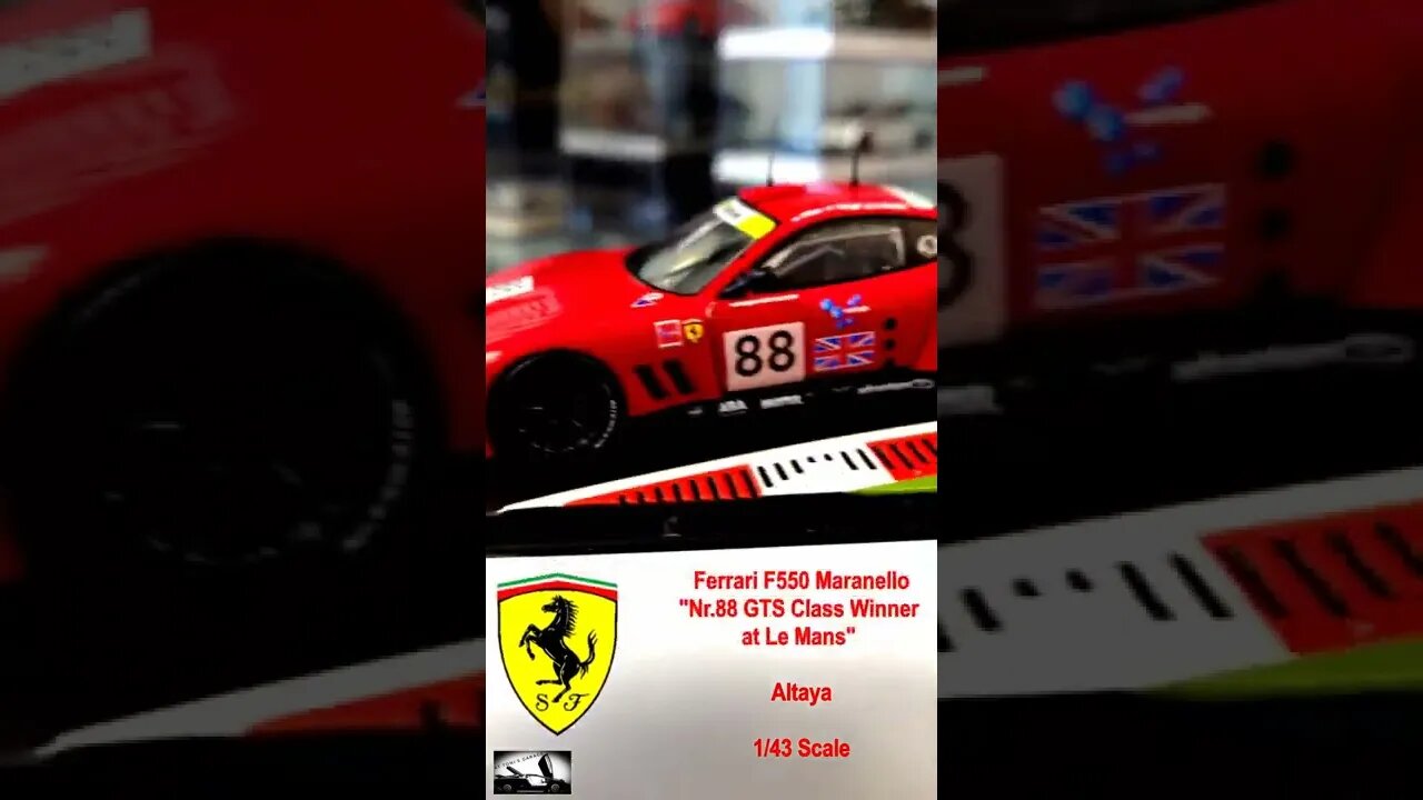 Ferrari 550 Maranello "Nr.88 GTS Class Winner at Le Mans" - Altaya 1/43