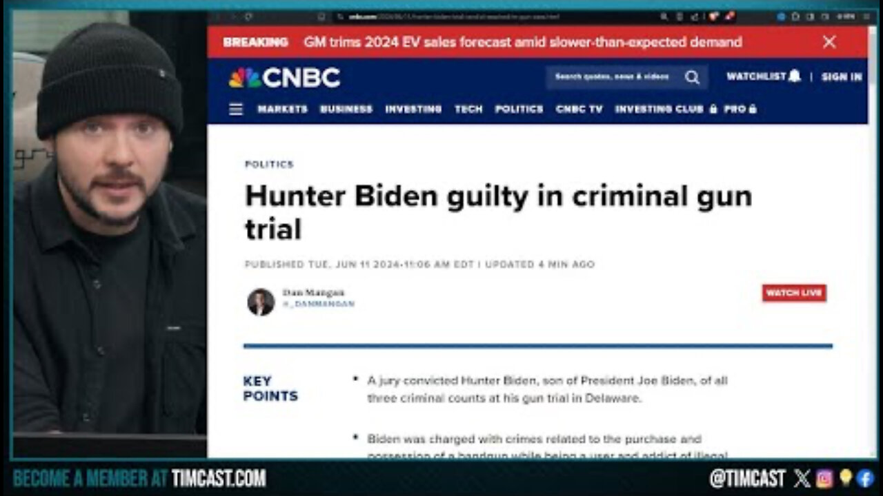 Hunter Biden GUILTY On ALL Counts, Faces 25 YEARS In Prison