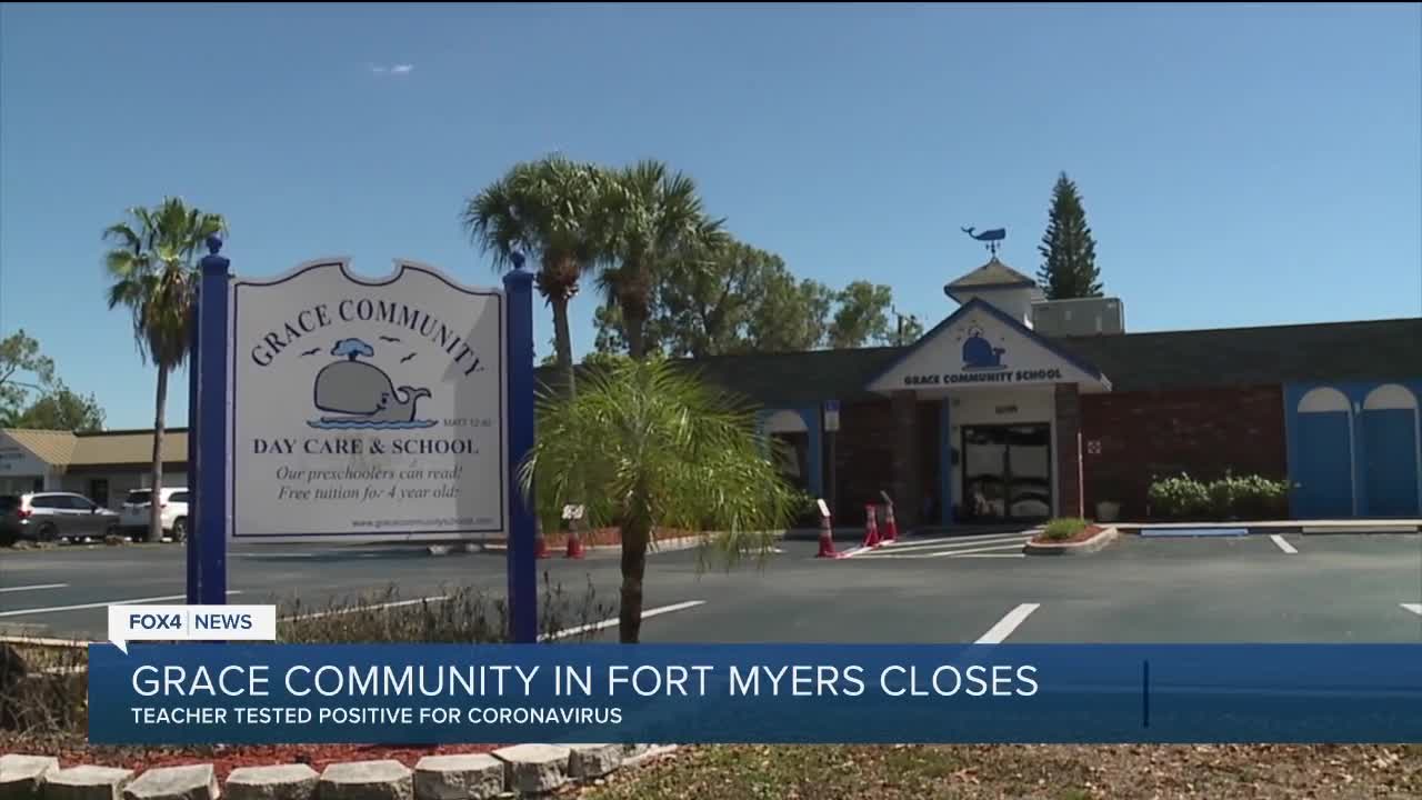 Grace Community temporarily closes Fort Myers location after teacher tests positive for COVID-19