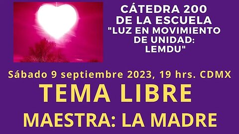 LEMDU | La Madre: TEMA LIBRE | Cátedra 200.