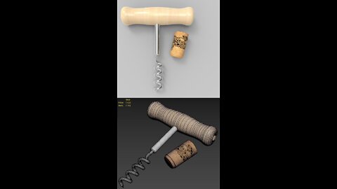 Corkscrew 3d model