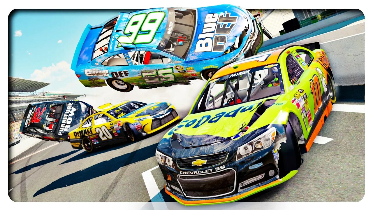 WORST WRECK IN BRICKYARD 400 HISTORY // NASCAR '15 Season Ep. 21