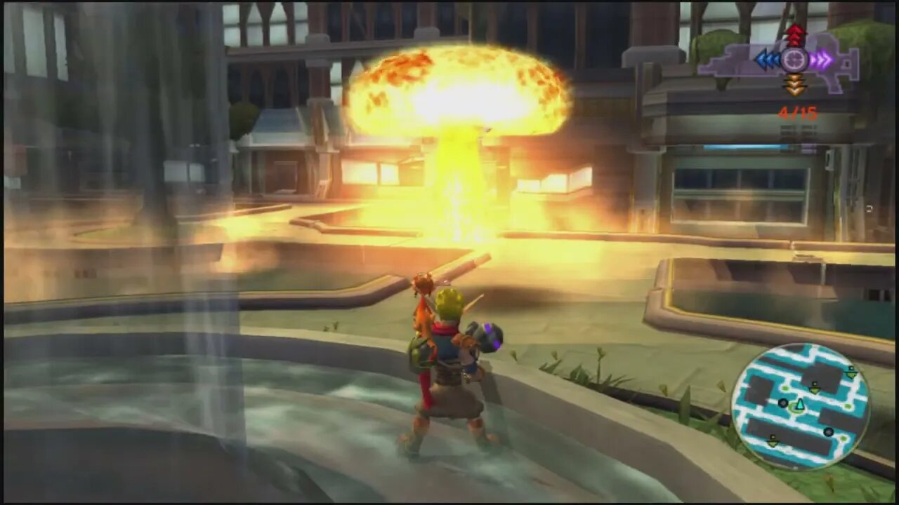 Jak Detonates A Nuke In Haven City Because That's Just Who He Is | Jak 3 4K Clips