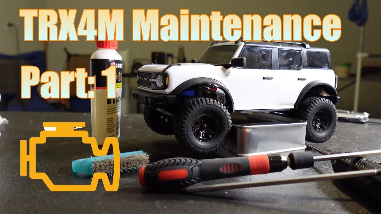 TRX4M Maintenance Part 1 - Front end and shocks