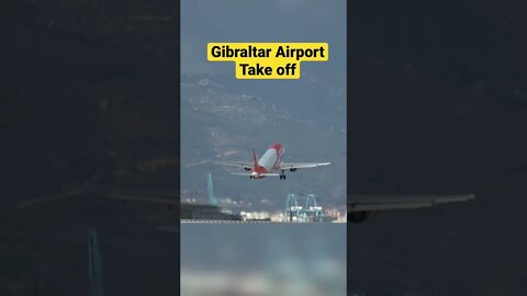 Gibraltar Airport Take Off for Bristol #shorts