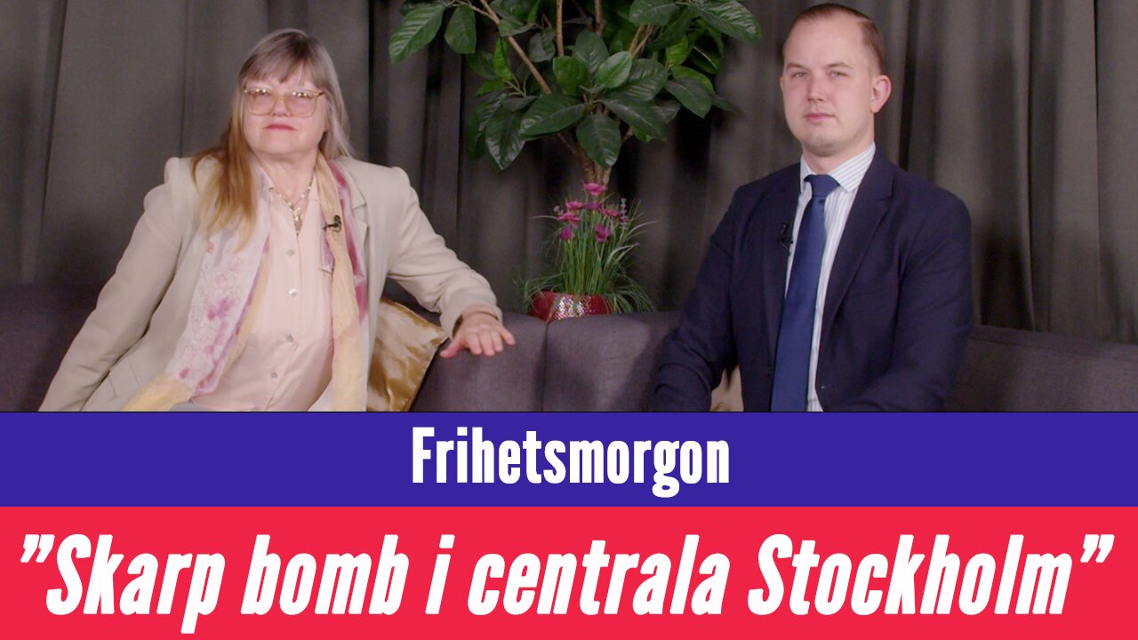 Frihetsmorgon - "Jag var på plats vid den skarpa granaten i centrala Stockholm"