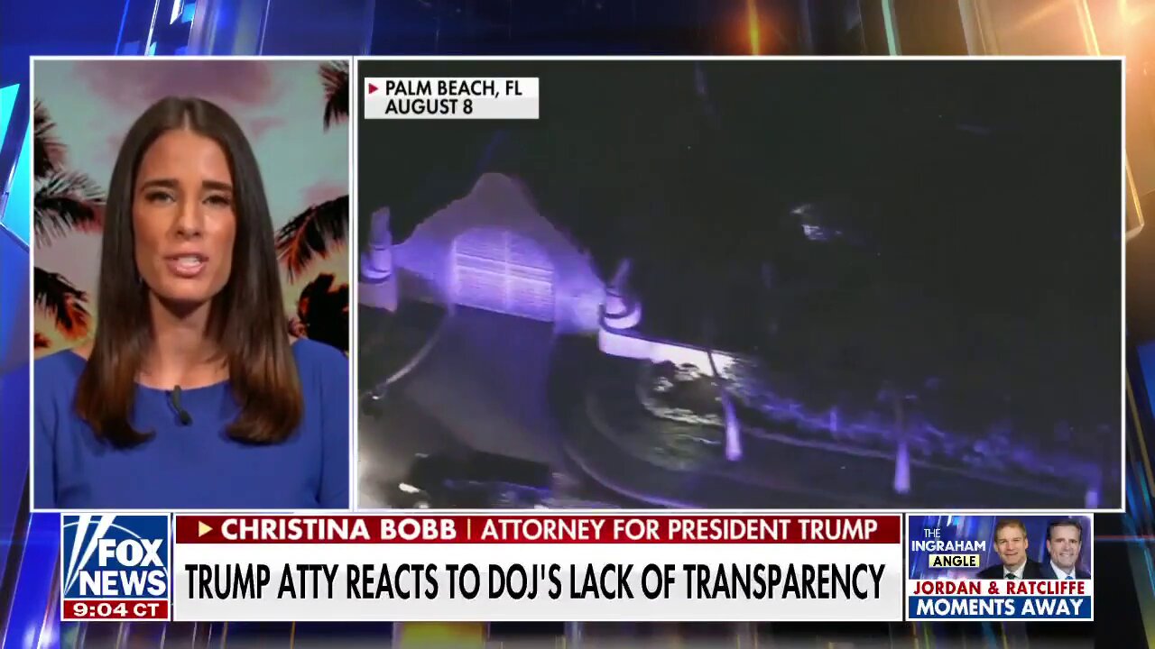 Trump attorney Christina Bobb reacts to DOJ's request to seal affidavit