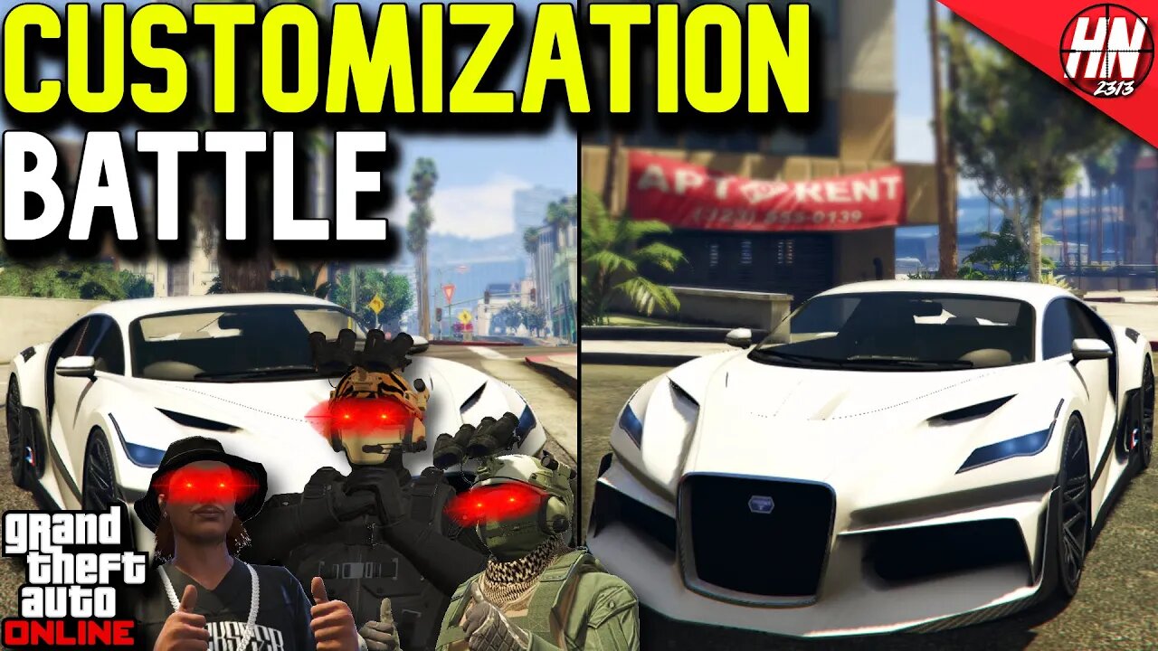 Truffade Thrax Customization Battle ft. @gtanpc @twingo2313 | GTA Online