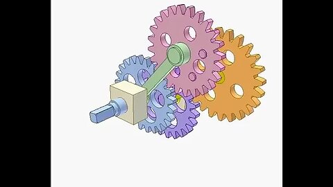 2102 Gear and linkage mechanism 6b