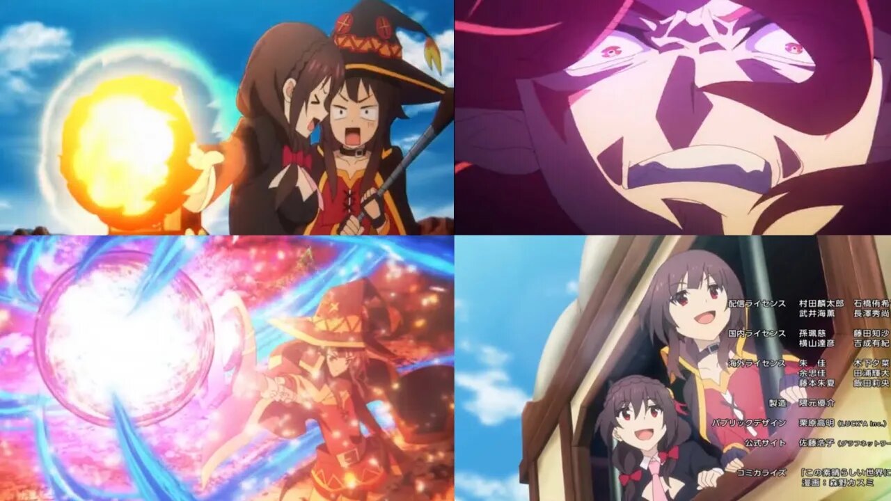 Final confrontation - Konosuba: An Explosion on This Wonderful World! Episode 9 review