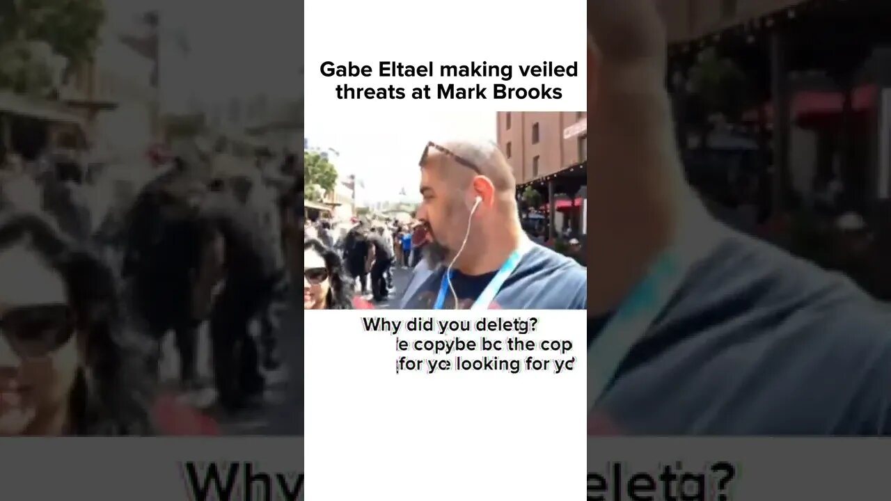 Gabe Eltaeb of Rippaverse Comics Threatening Mark Brooks