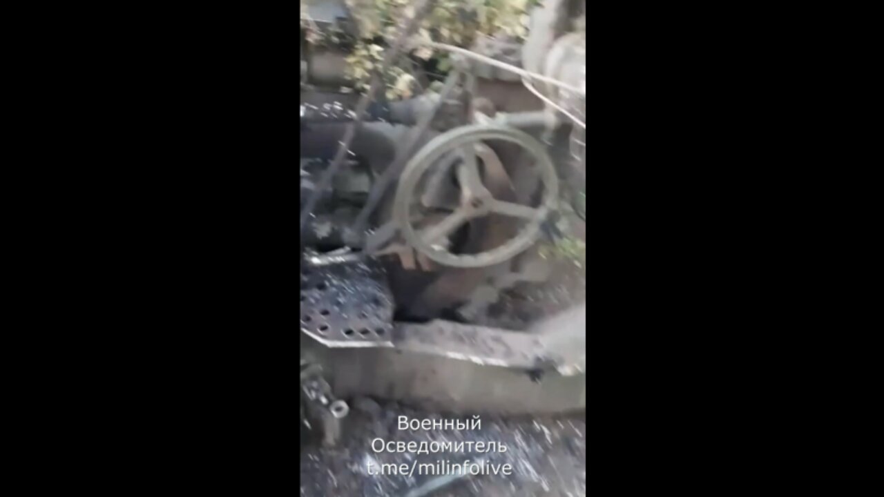 Ukraine: Destroyed US M-777 howitzer position