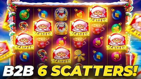 WE HIT BACK TO BACK 6 SCATTER BONUSES ON SANTA'S GREAT GIFTS!