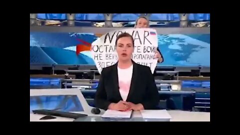 No to war on Russian TV