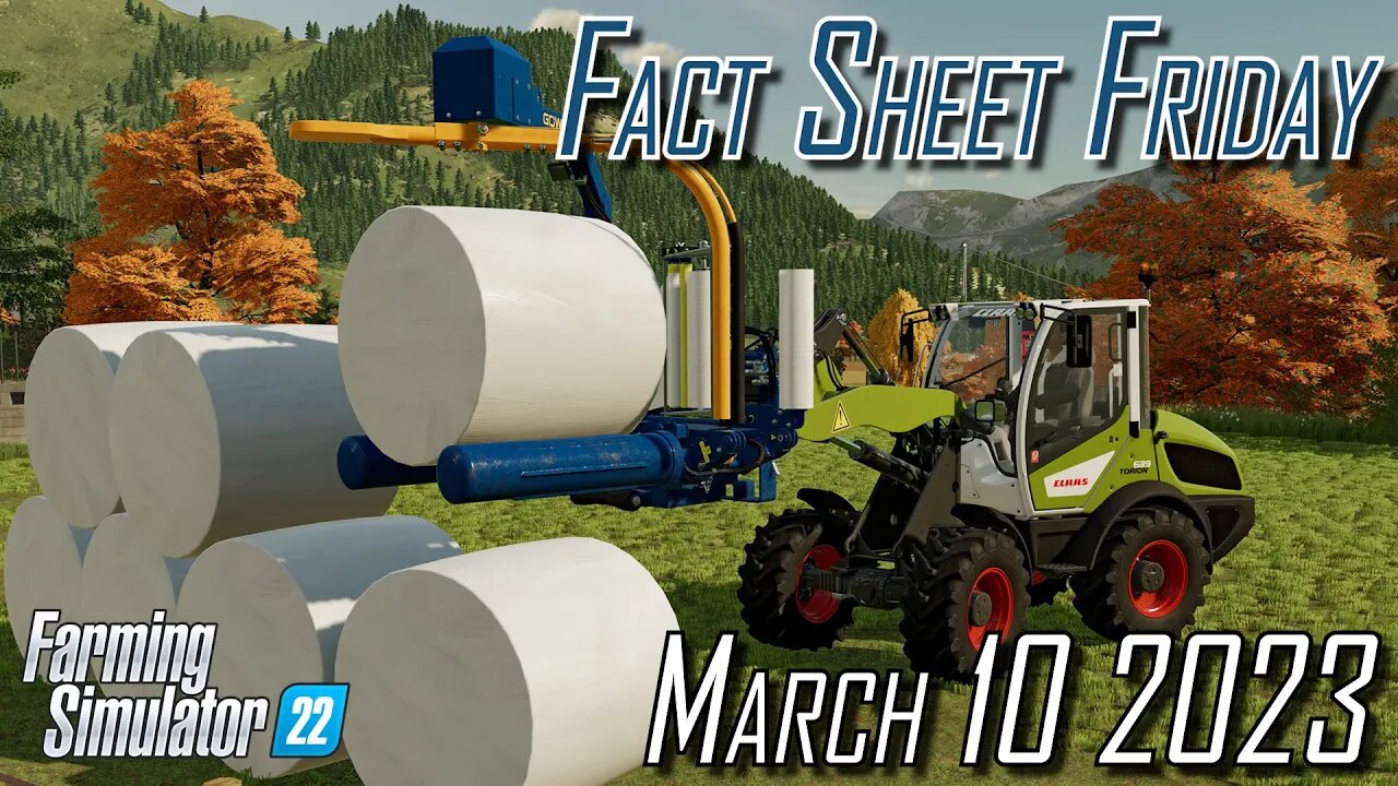 🚨 Farming Simulator 22 News 🚨 Göweil Pack 🚨 Fact Sheet Friday March 10 2023