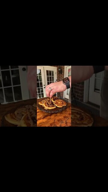 Pumpkin Spiced Cinnamon Rolls on the Blackstone Griddle