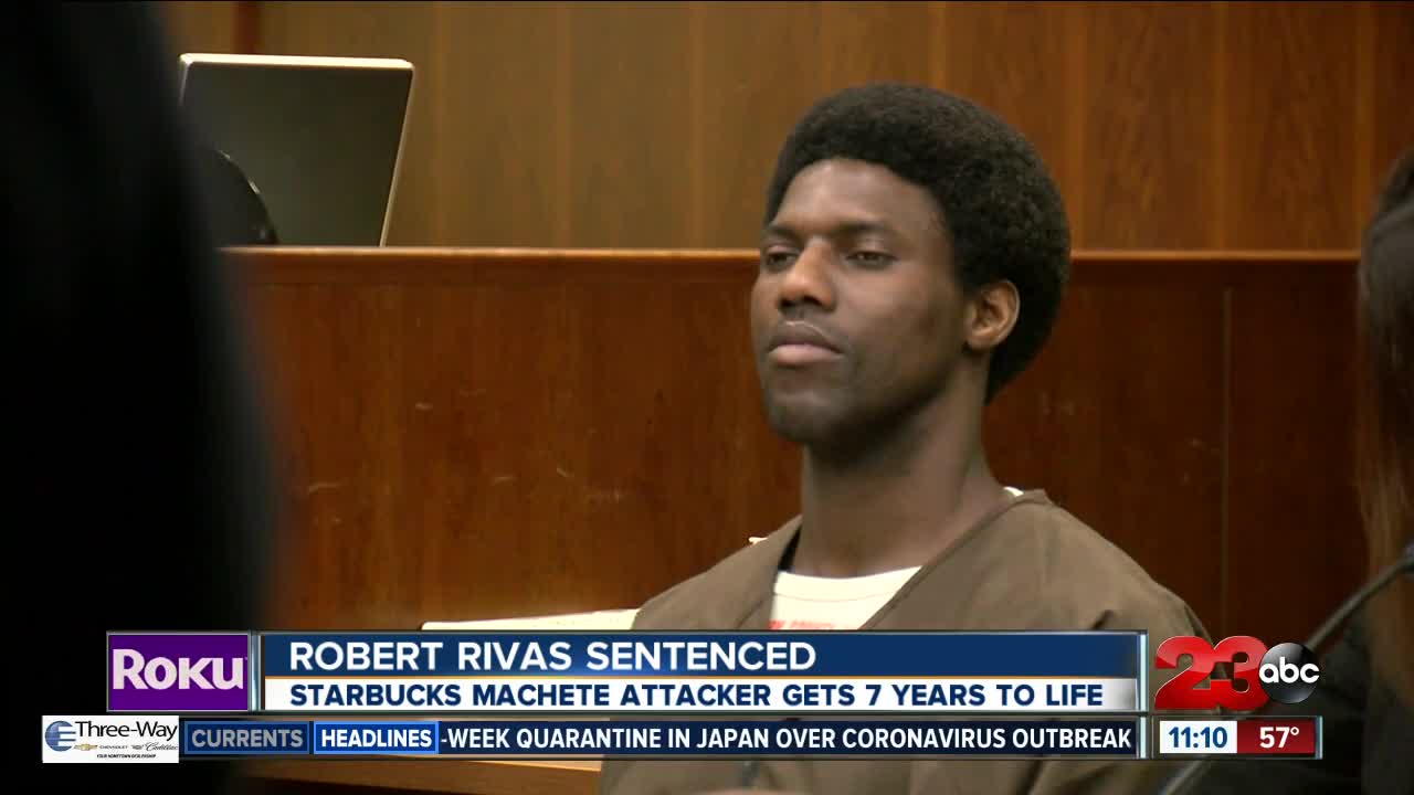 Starbucks machete attacker gets 7 years to life