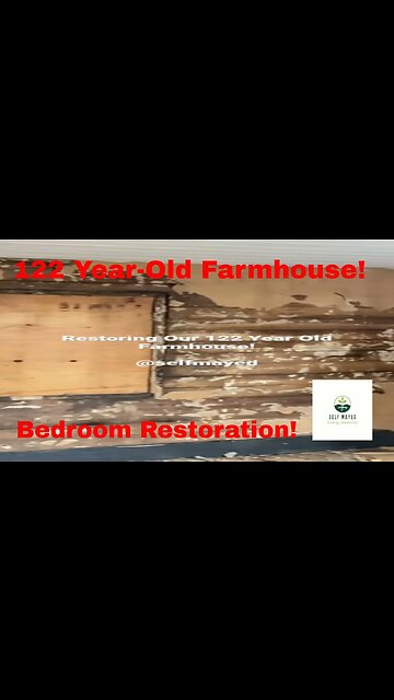 Restoring Our 122 Year Old Farmhouse! #diy #howto #shorts