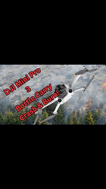 Dont do this! Should you fly a bottle from DJI Mini Pro 3? No!