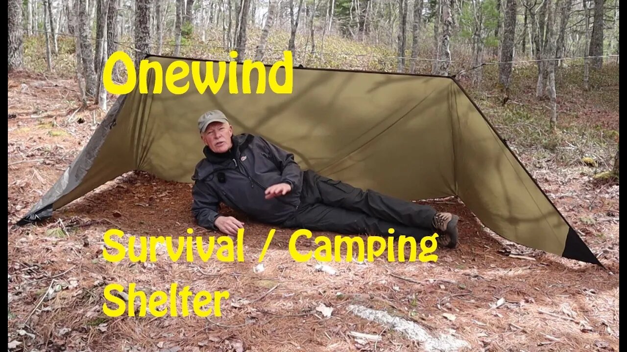 OneWind Survival / Camping Shelter - 5 Setups