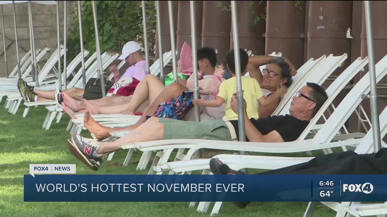 Worlds hottest November on record