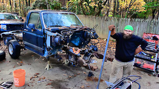 The MOST Difficult part of coyote swap F150 & Crown Vic Swap. Season 4 - Ep 4