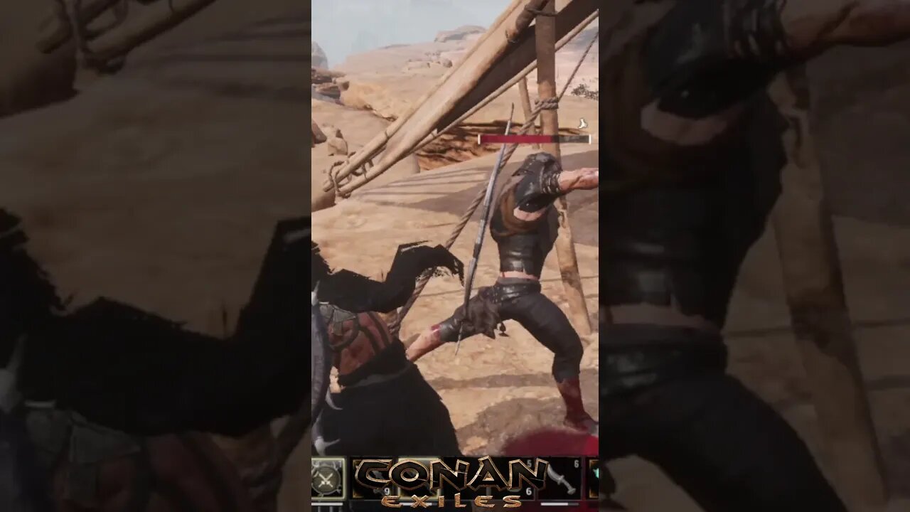 Quase perdemos o melhor lacaio no Galeão Negro #conanexilesgameplay #gameplay #conanexiles