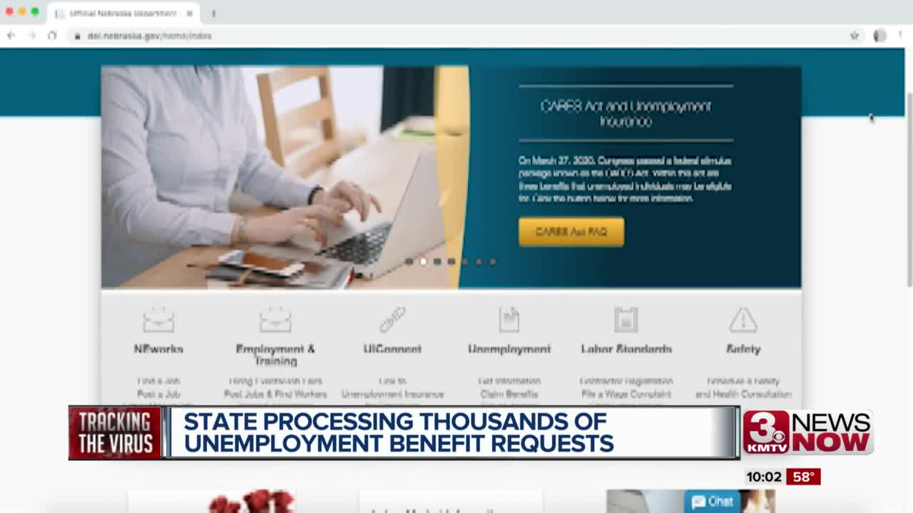 State processing thousands of unemployment benefit requests