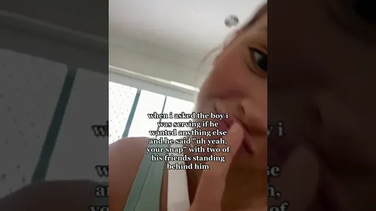 When I Asked The Boy I Was Serving If He Video By Morganisobel #Shorts