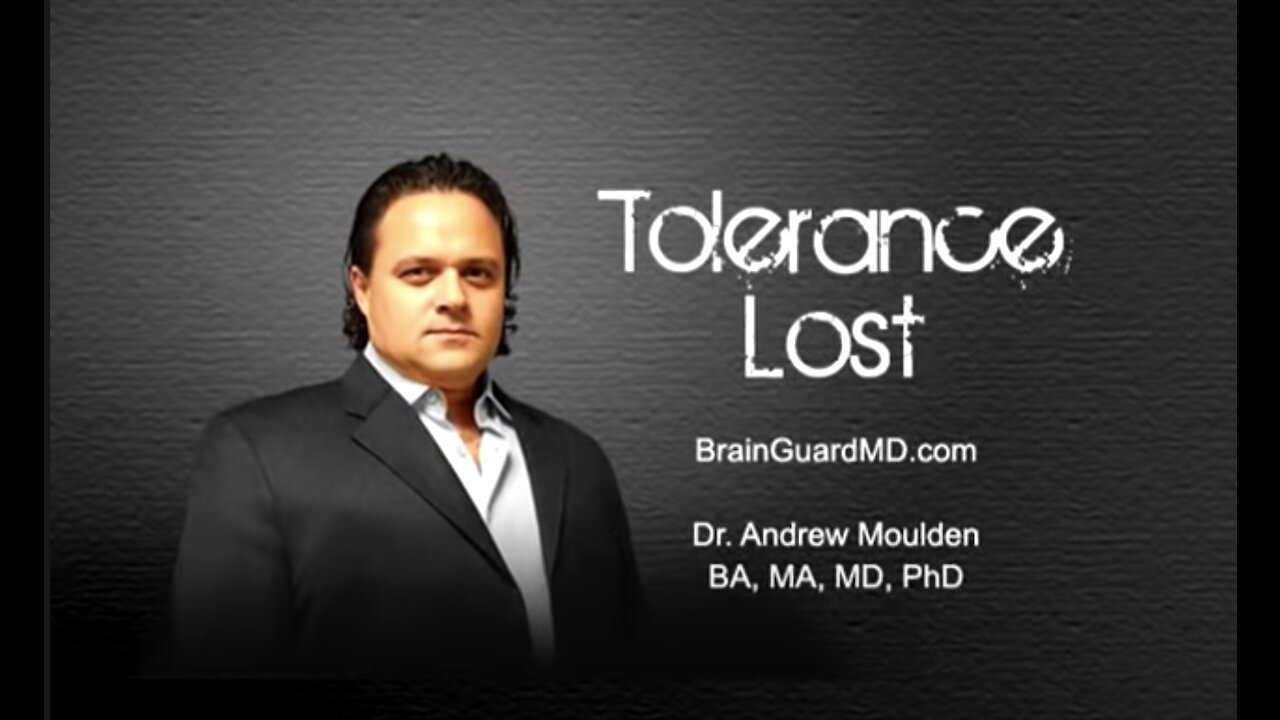 1of3 The Problem - Tolerance Lost - 💉Injury - 🇨🇦Neurologist Dr. Andrew Moulden PhD MD