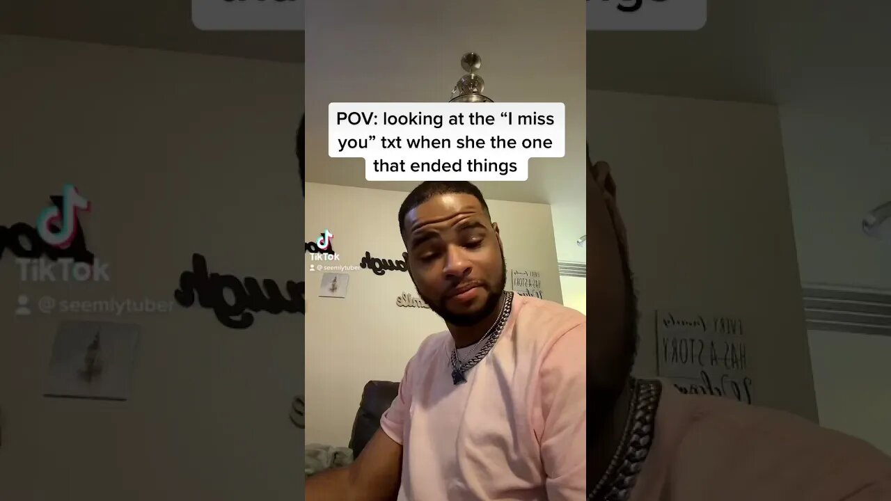 When she come back and say she miss you… seemlytuber TikTok shorts shorts feed short comedy skit