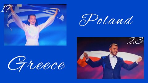 Poland 🇵🇱 Greece 🇬🇷 Eurovision Song Contest 🎼❤️🥇