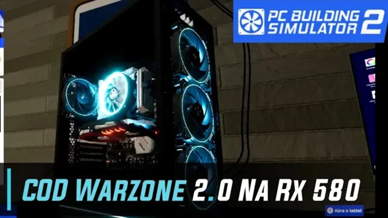 PC Gamer para Jogar COD Warzone 2.0, RX 580 8gb com Ryzen 5 1500X | PC Building Simulator 2