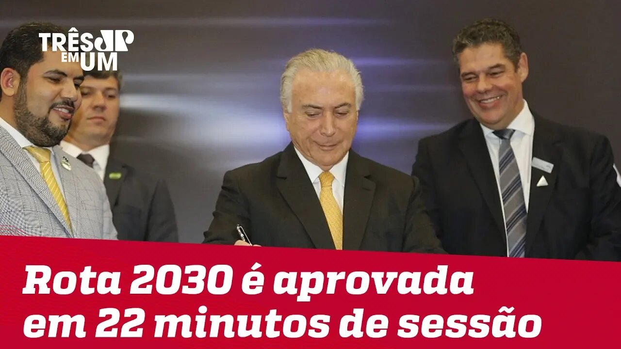 Medida Provisória "Rota 2030" é aprovada em 22 minutos de sessão no Senado