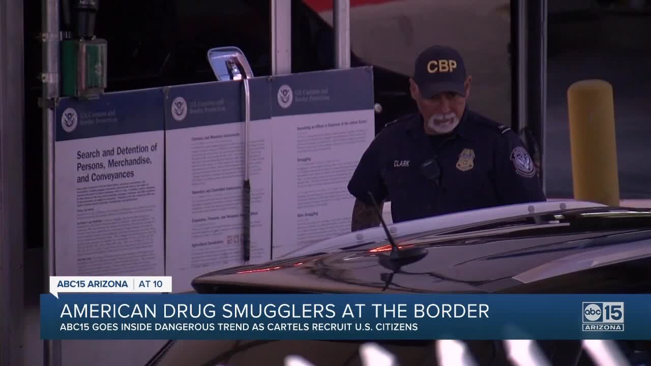 American smugglers leading drug trafficking at the border