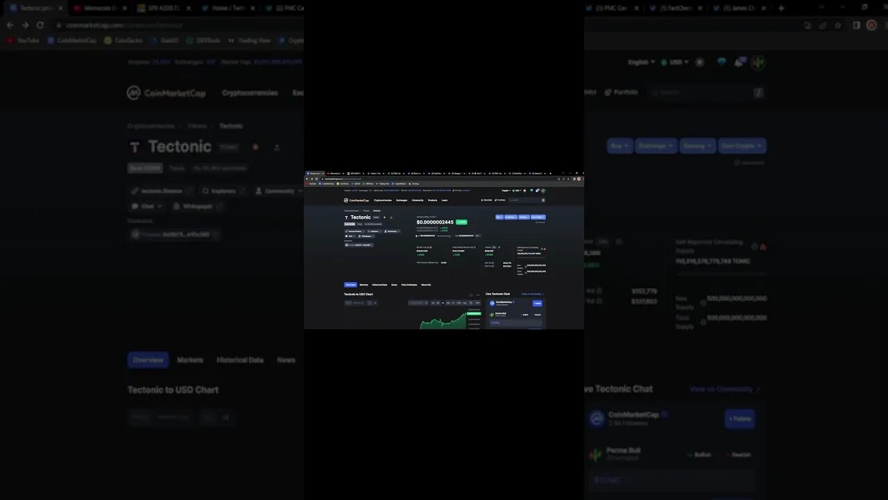 TECTONIC COINBASE EXPERIMENTAL ASSET LISTING POSSIBLE!!