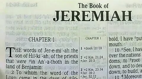 Jeremiah: Chapters 01-03