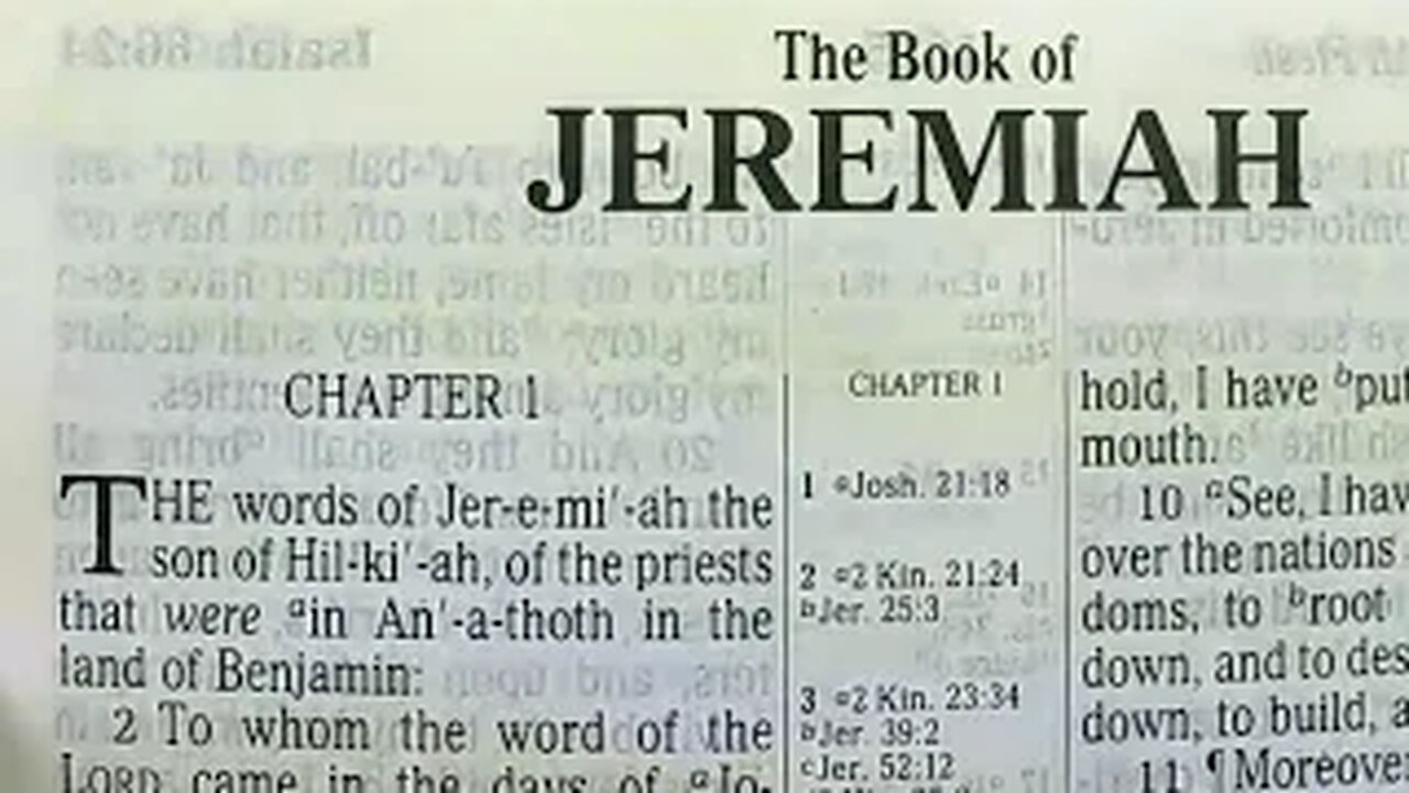 Jeremiah: Chapters 01-03
