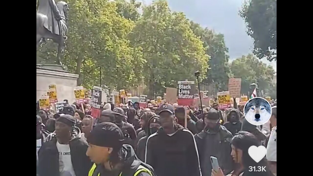 Black lives matter protest London