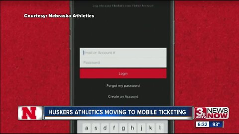 Huskers Athletics moving to mobile ticketing