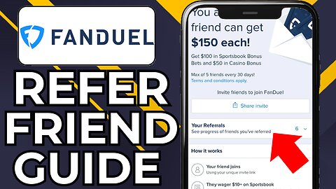 HOW TO REFER A FRIEND ON FANDUEL