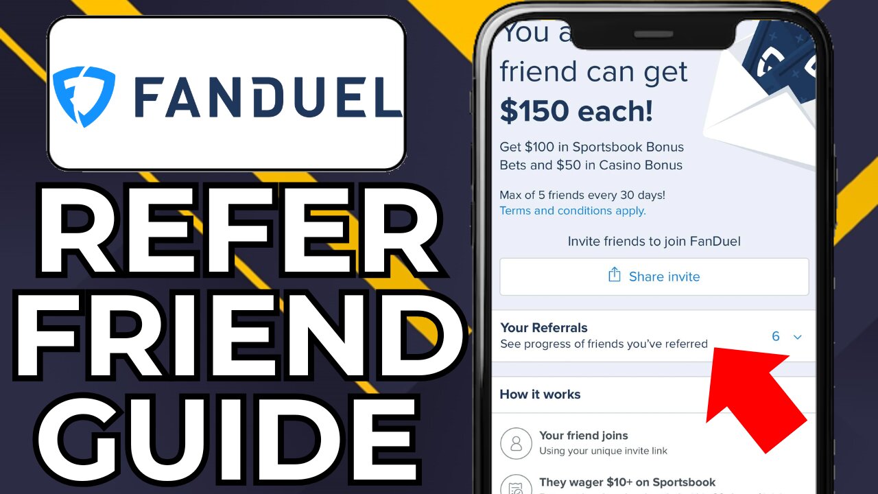 HOW TO REFER A FRIEND ON FANDUEL